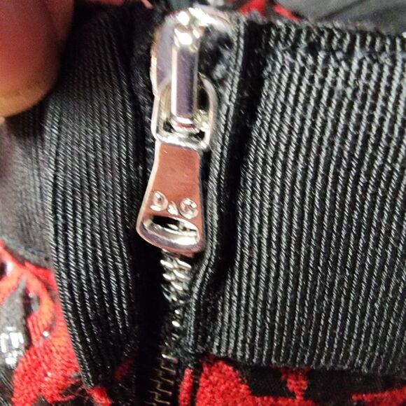 Dolce & Gabbana Houndstooth Pencil Skirt SIZE US 10 EU 42 NWOT Office Designer - Picture 7 of 7